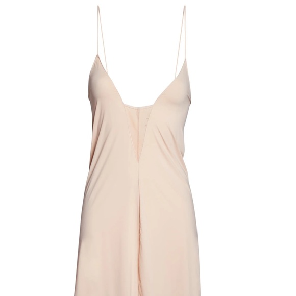 Natori Affair Illusion Plunge Slip In Cameo Rose/Cafe Size Large - Picture 4 of 9